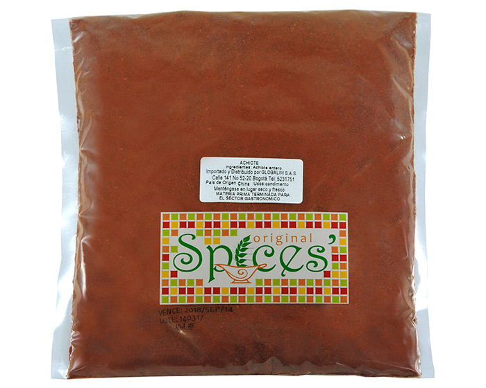 Achiote en polvo - Especias y condimentos Colombia - Globalim Achiote en polvo - Especias y condimentos Colombia - Globalim