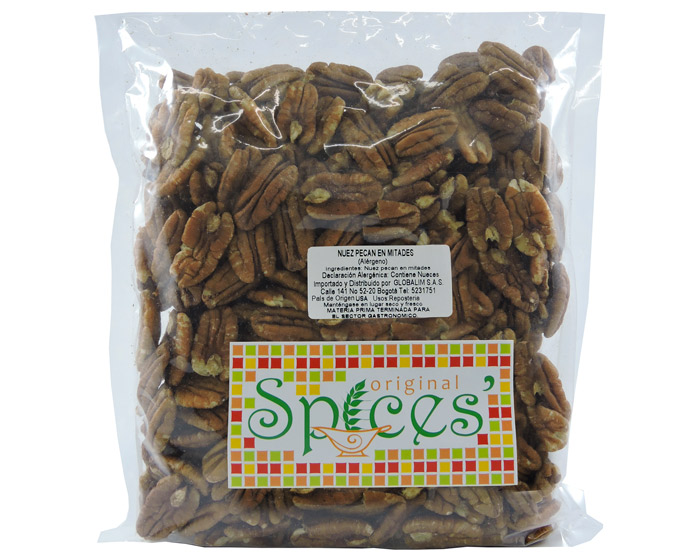Nuez pecan mitades - Nueces y almendras Colombia - Globalim Nuez pecan mitades - Nueces y almendras Colombia - Globalim