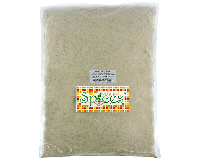 Pimienta blanca molida - Especias y condimentos Colombia - Globalim Pimienta blanca molida - Especias y condimentos Colombia - Globalim